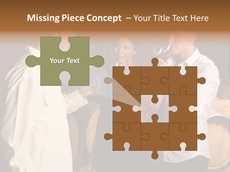 Elegant White Drink PowerPoint Template