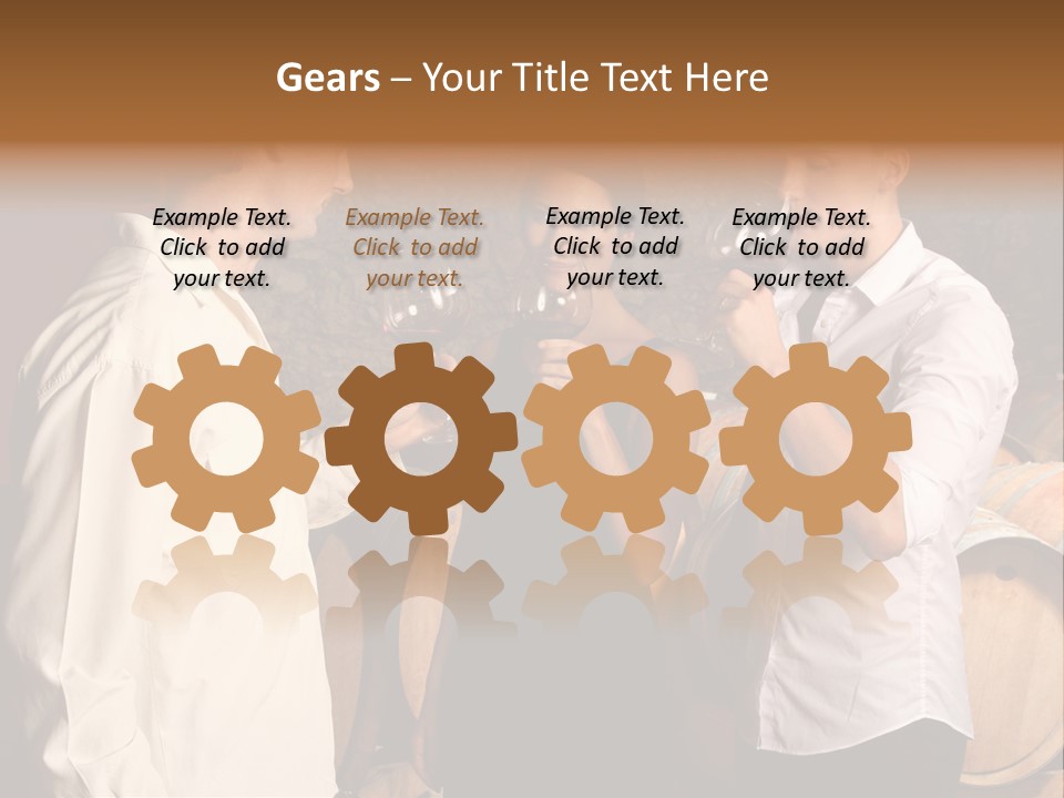 Elegant White Drink PowerPoint Template