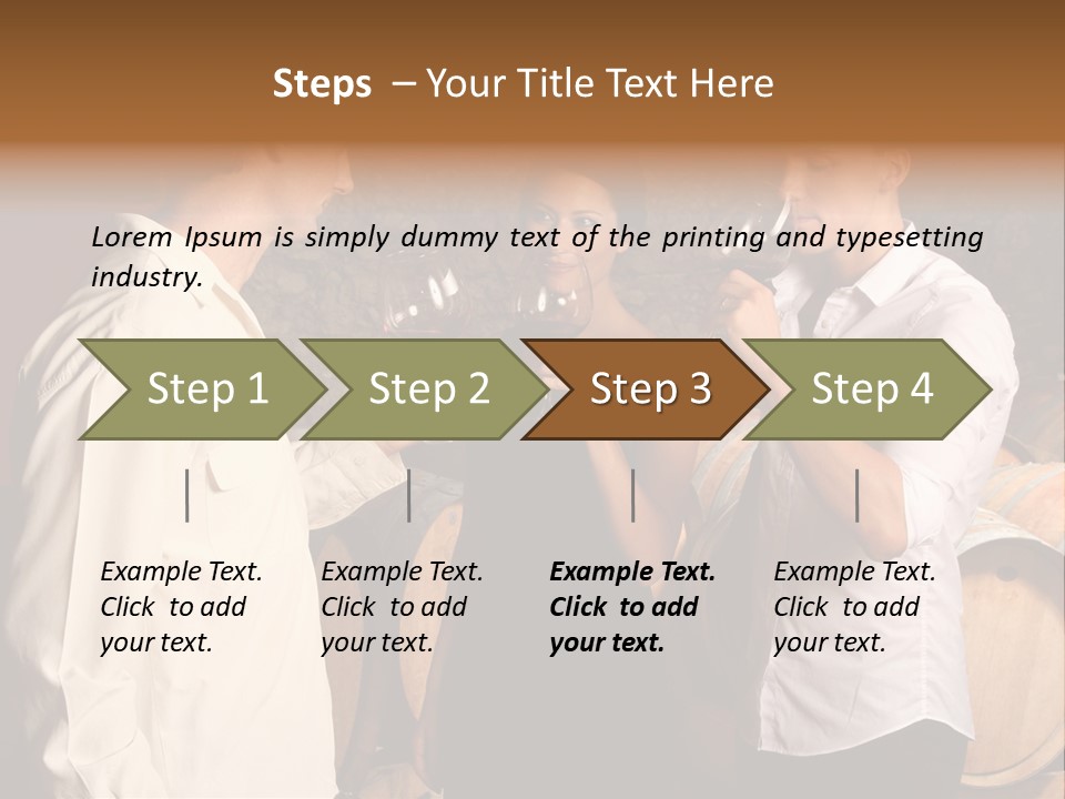 Elegant White Drink PowerPoint Template