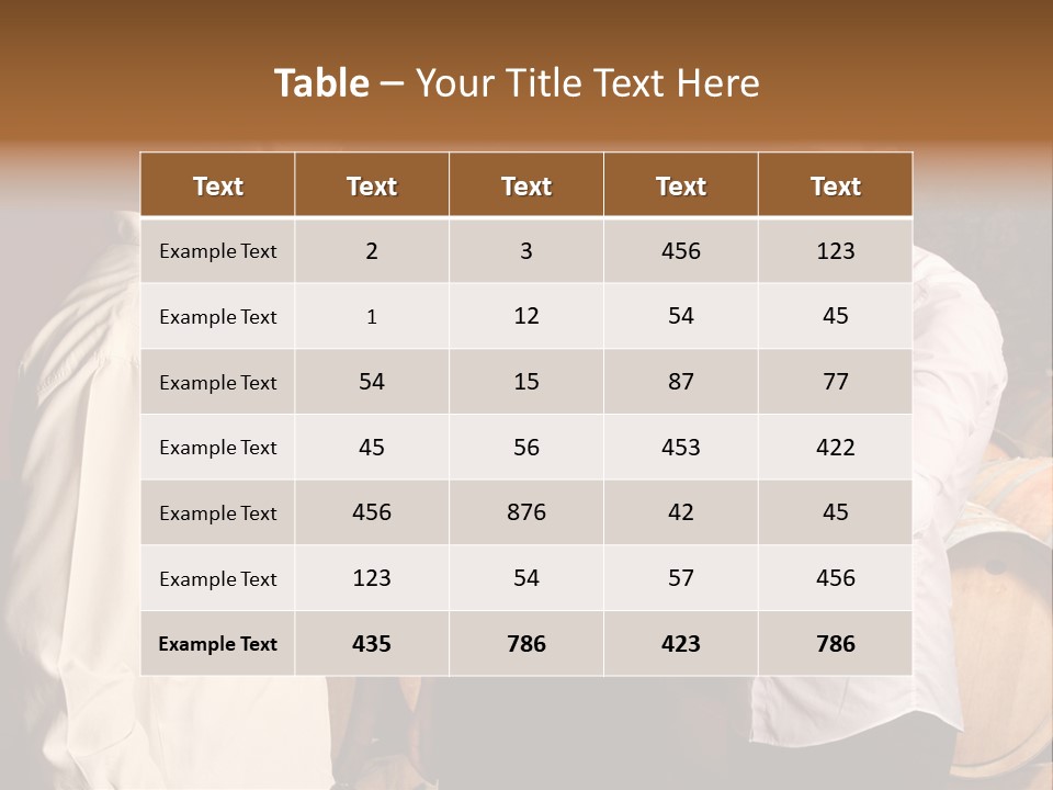 Elegant White Drink PowerPoint Template