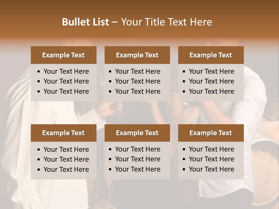 Elegant White Drink PowerPoint Template