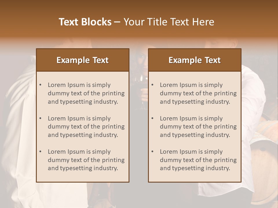 Elegant White Drink PowerPoint Template