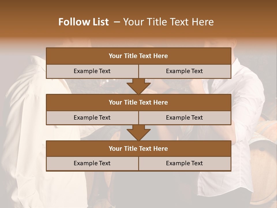 Elegant White Drink PowerPoint Template