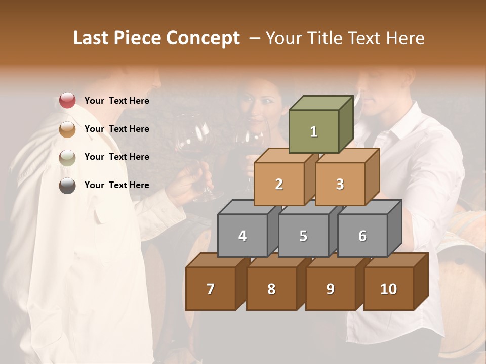 Elegant White Drink PowerPoint Template