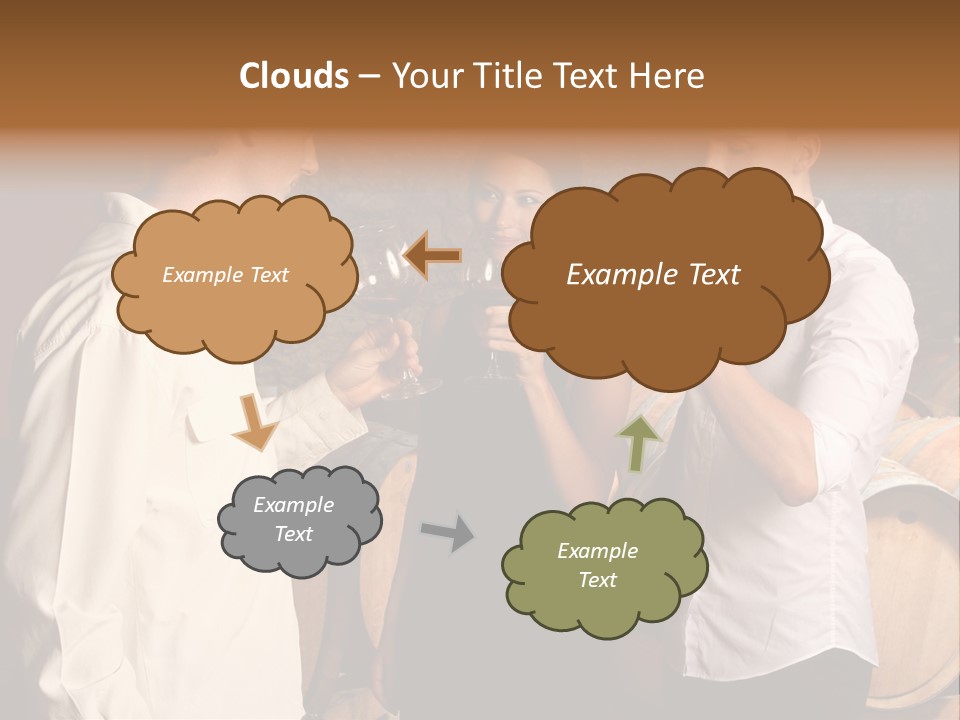 Elegant White Drink PowerPoint Template