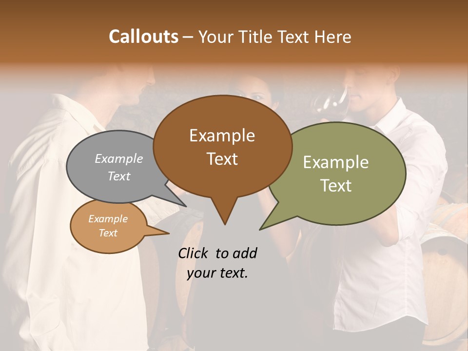 Elegant White Drink PowerPoint Template