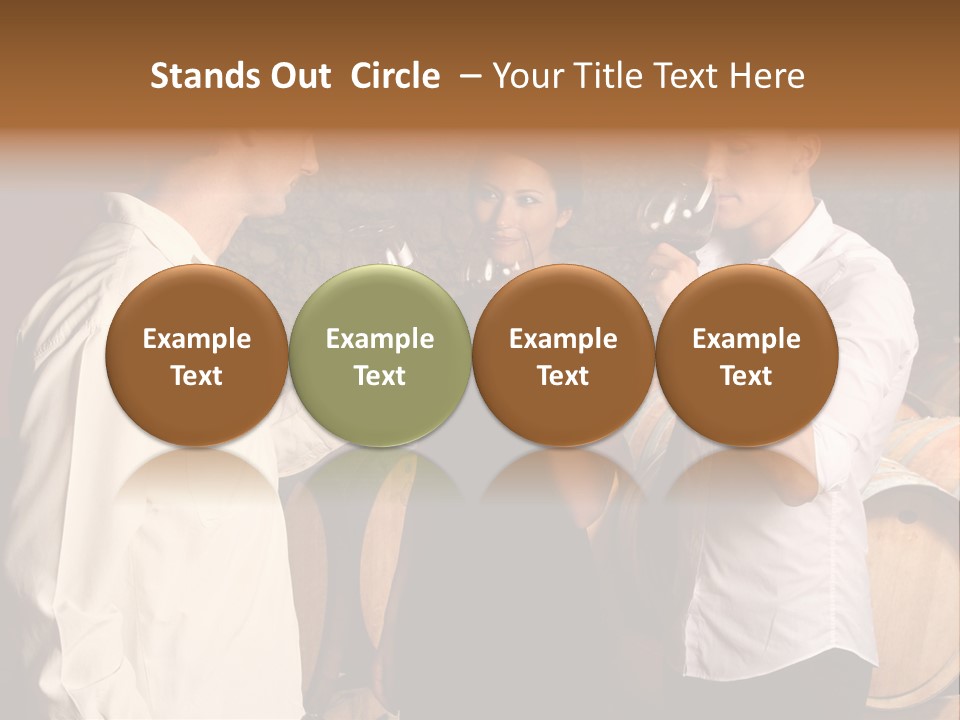 Elegant White Drink PowerPoint Template