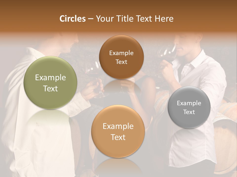 Elegant White Drink PowerPoint Template