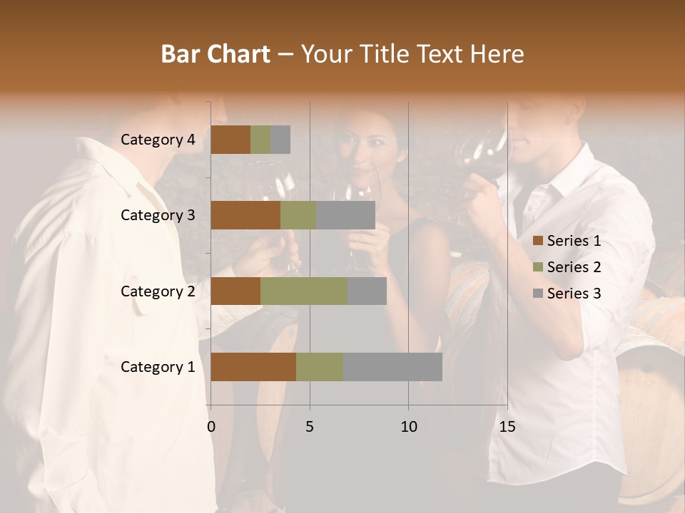 Elegant White Drink PowerPoint Template