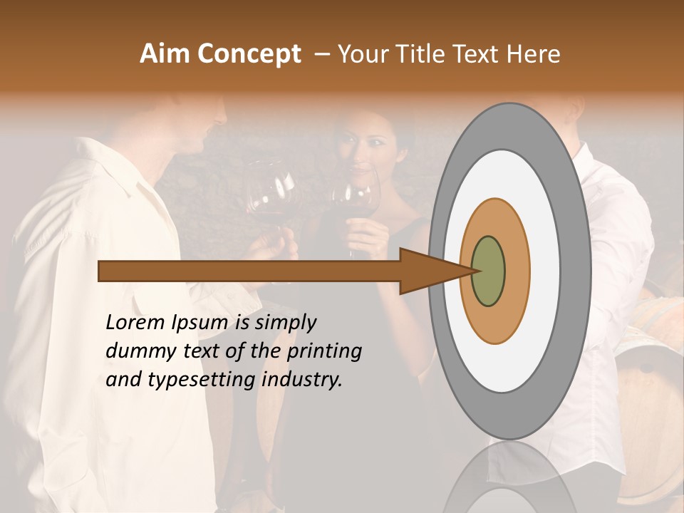 Elegant White Drink PowerPoint Template