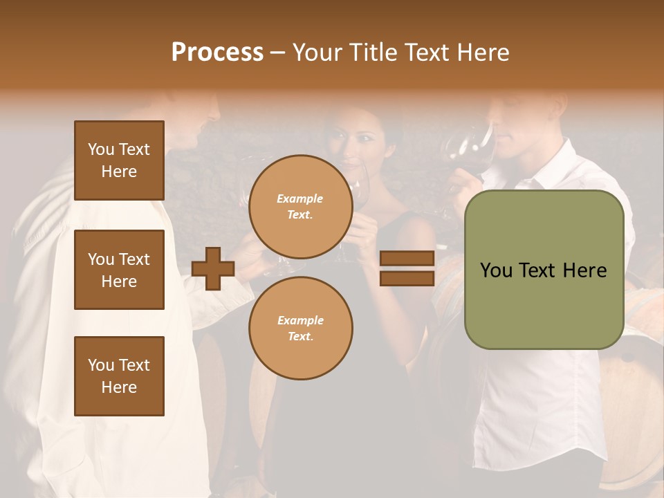 Elegant White Drink PowerPoint Template