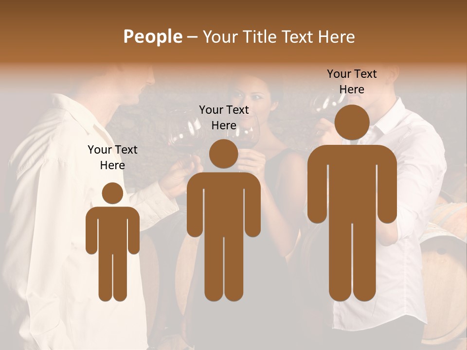 Elegant White Drink PowerPoint Template