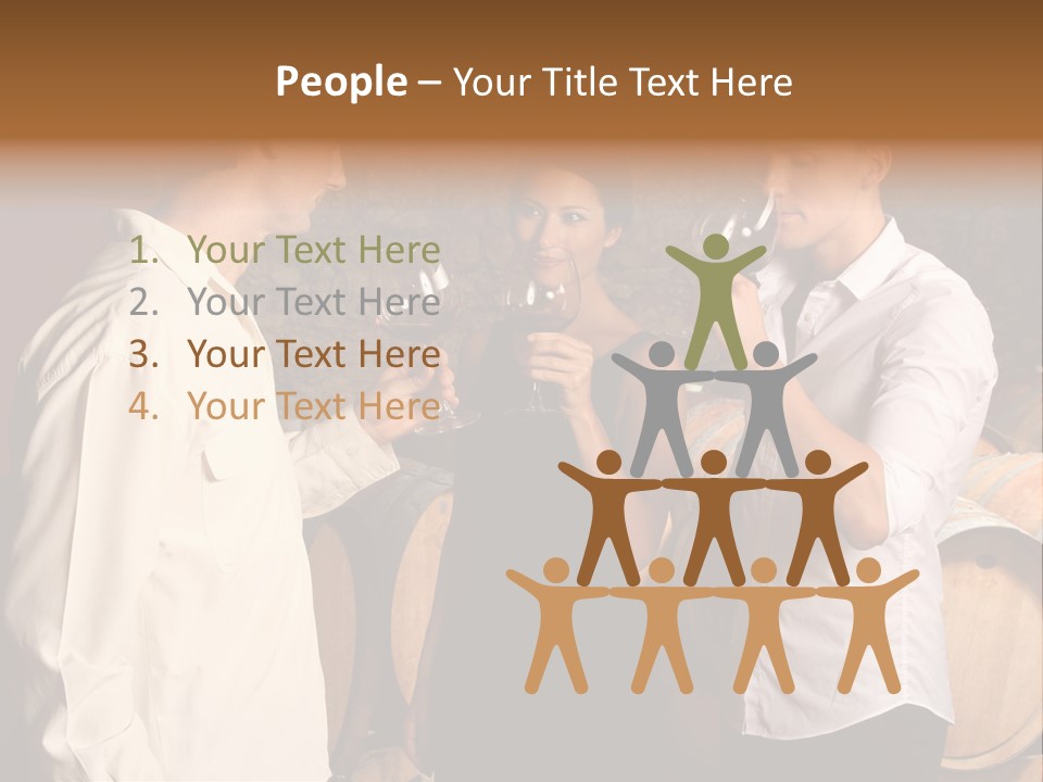 Elegant White Drink PowerPoint Template