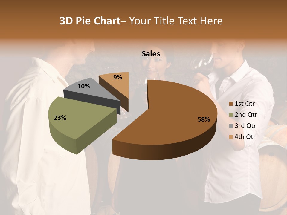 Elegant White Drink PowerPoint Template
