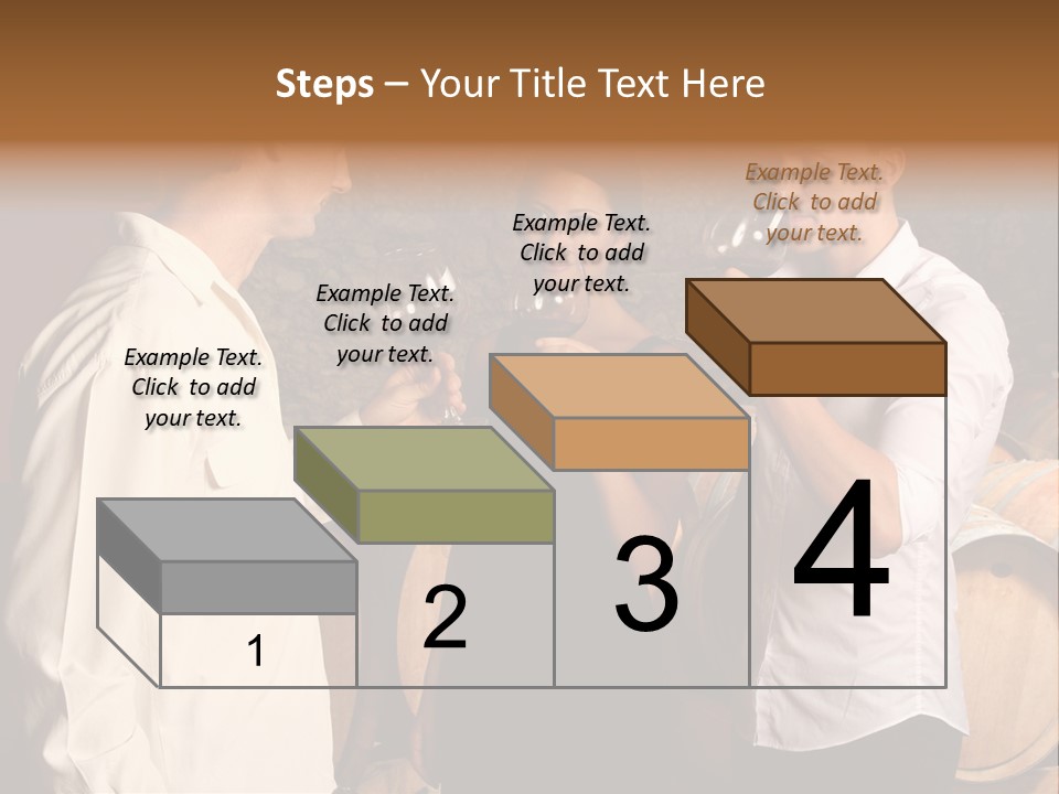 Elegant White Drink PowerPoint Template