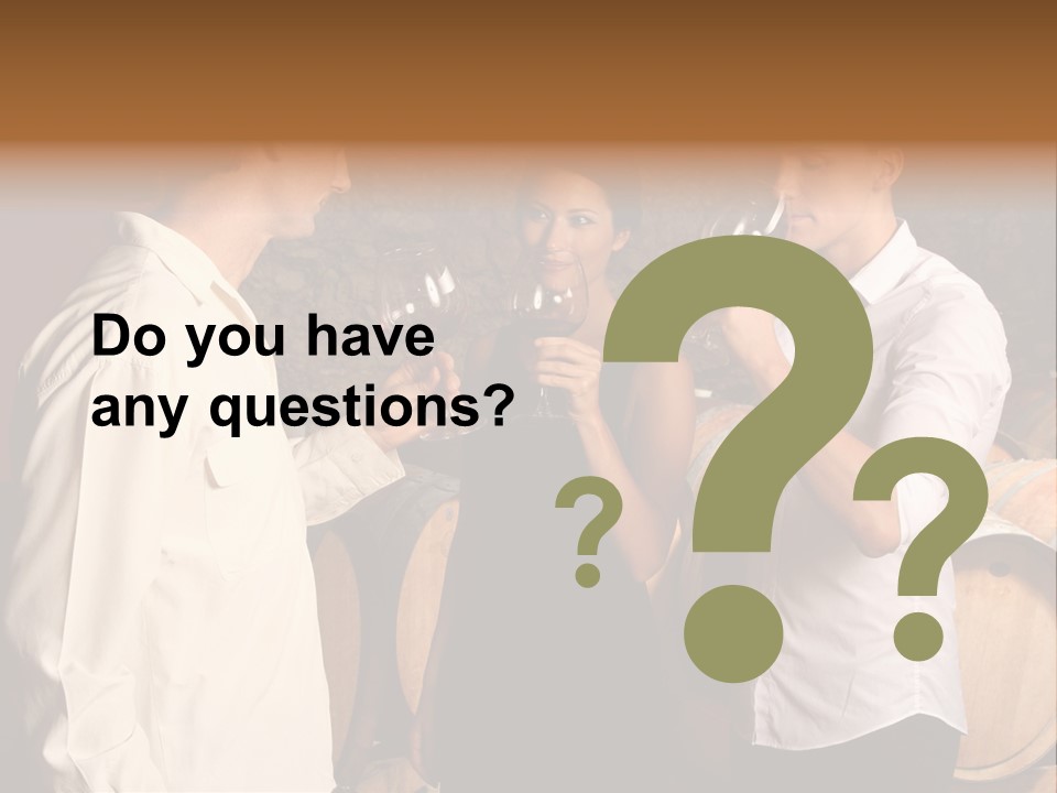 Elegant White Drink PowerPoint Template