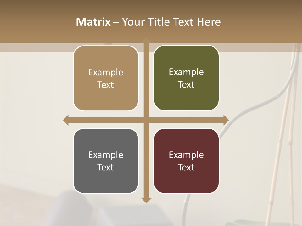 Spa Beige Mat PowerPoint Template