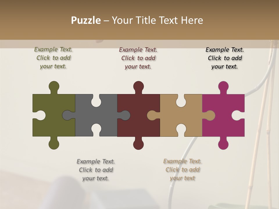 Spa Beige Mat PowerPoint Template