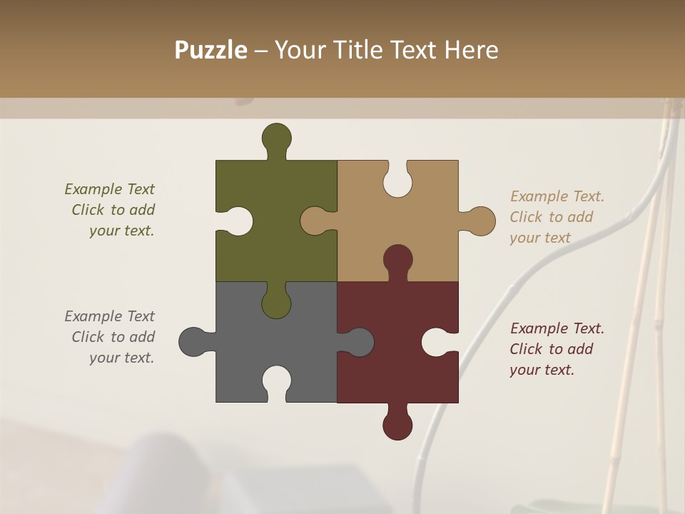 Spa Beige Mat PowerPoint Template