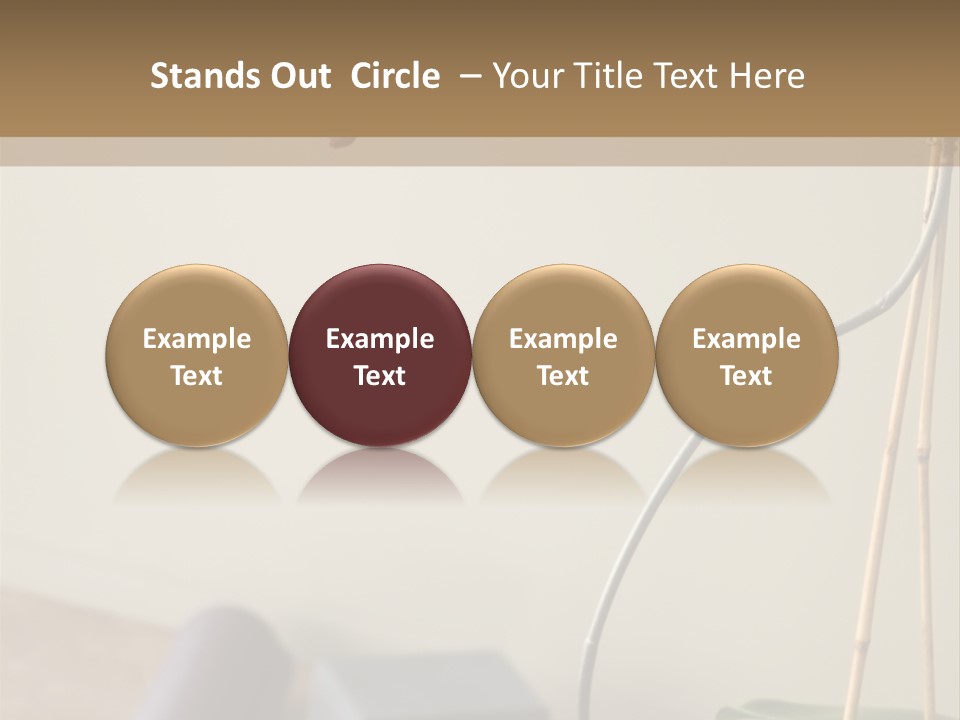 Spa Beige Mat PowerPoint Template