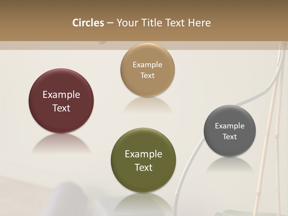 Spa Beige Mat PowerPoint Template