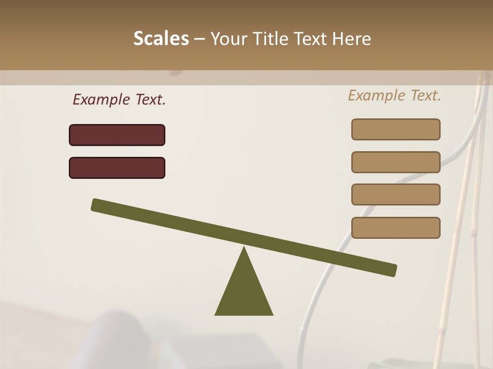 Spa Beige Mat PowerPoint Template