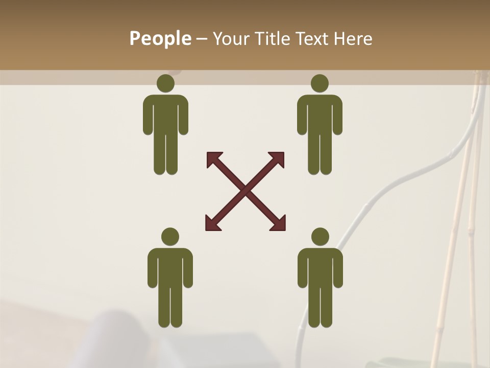 Spa Beige Mat PowerPoint Template