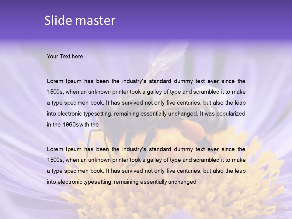 Botany Honey Colorful PowerPoint Template