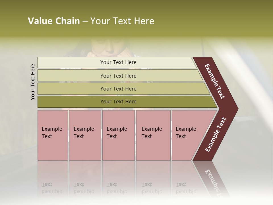 Open Person Car PowerPoint Template