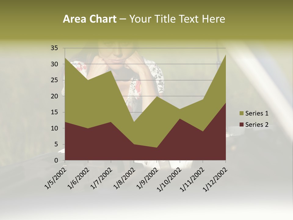Open Person Car PowerPoint Template