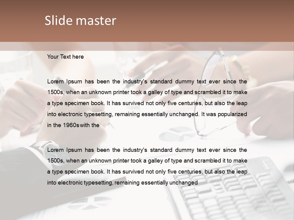 Job Note Occupation PowerPoint Template