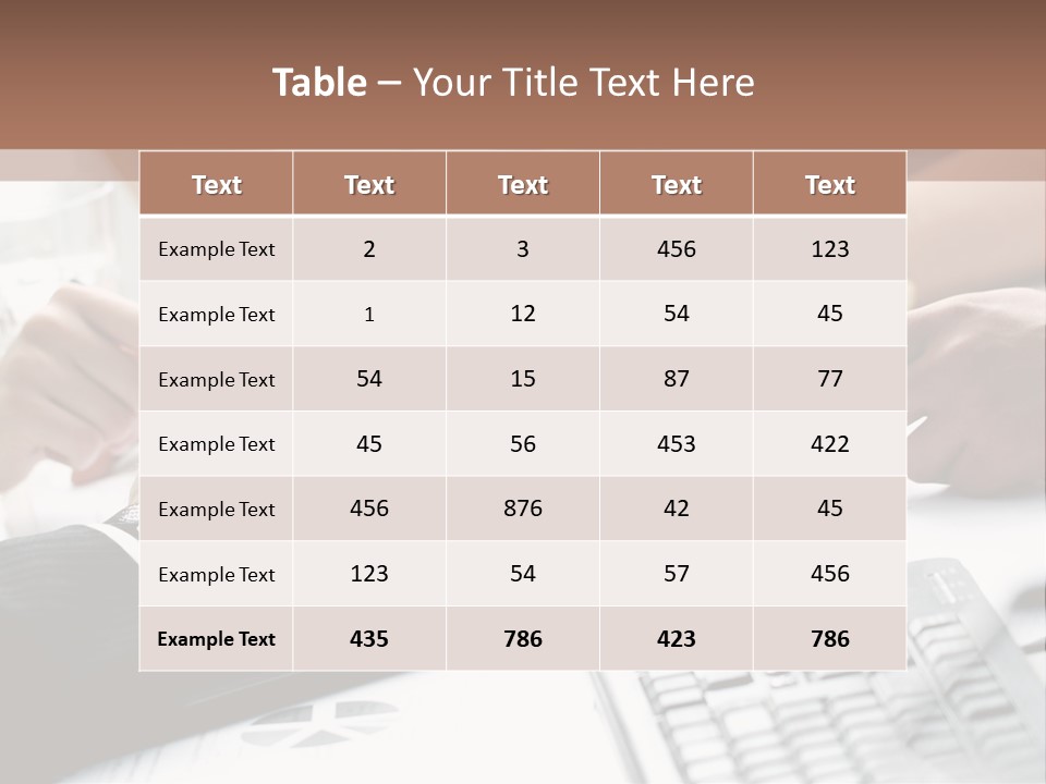 Job Note Occupation PowerPoint Template