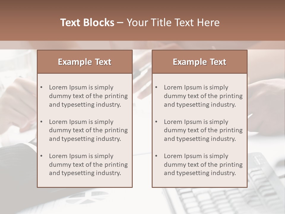 Job Note Occupation PowerPoint Template
