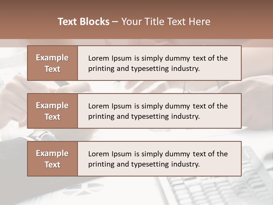 Job Note Occupation PowerPoint Template