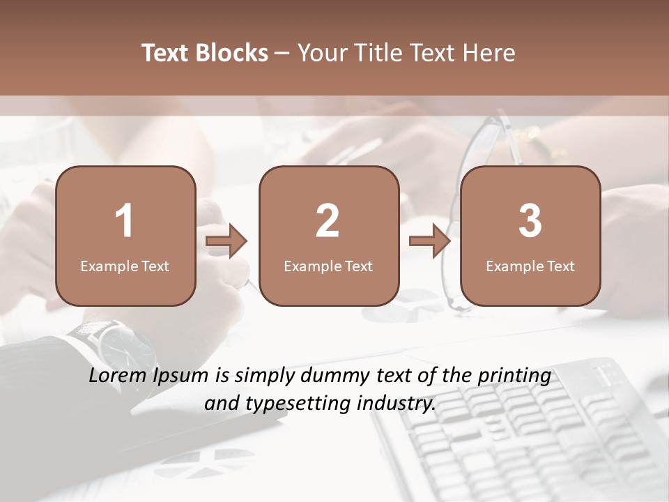 Job Note Occupation PowerPoint Template