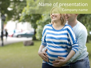 Woman Mother Smiling PowerPoint Template