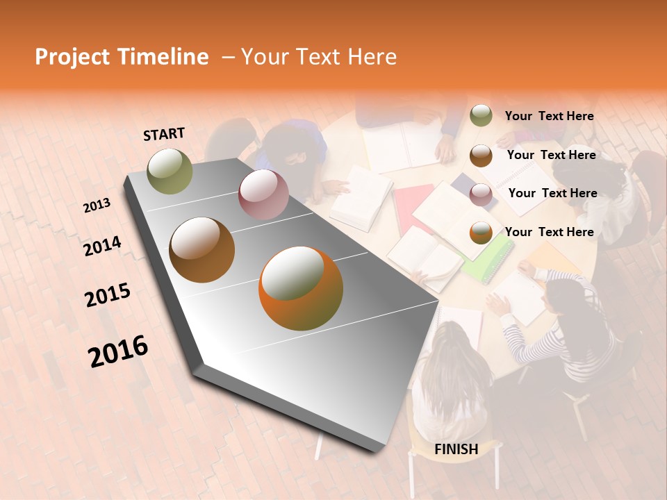 Smile Person Notebooks PowerPoint Template