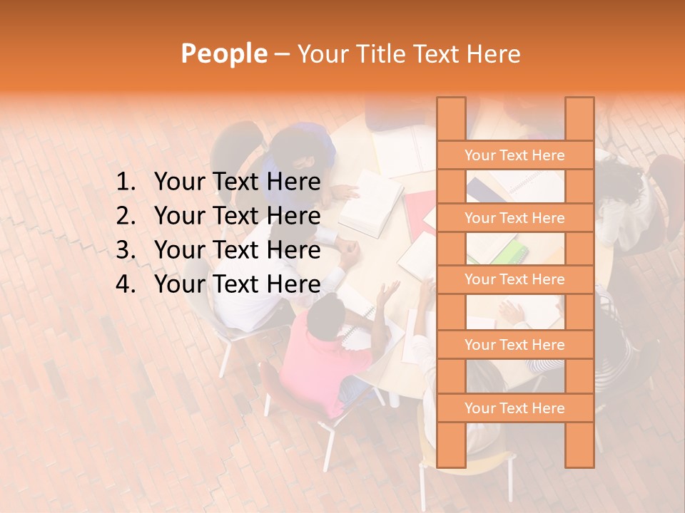 Smile Person Notebooks PowerPoint Template