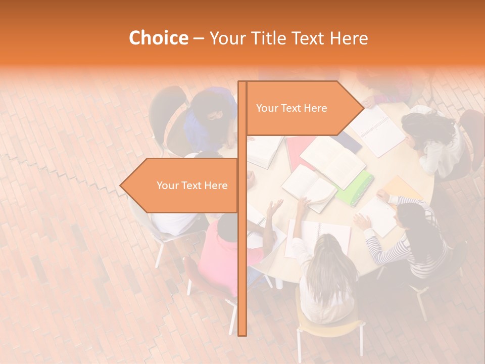 Smile Person Notebooks PowerPoint Template