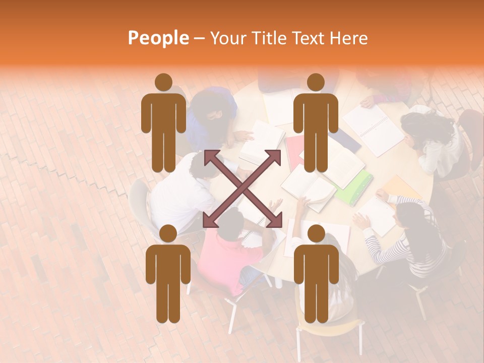 Smile Person Notebooks PowerPoint Template
