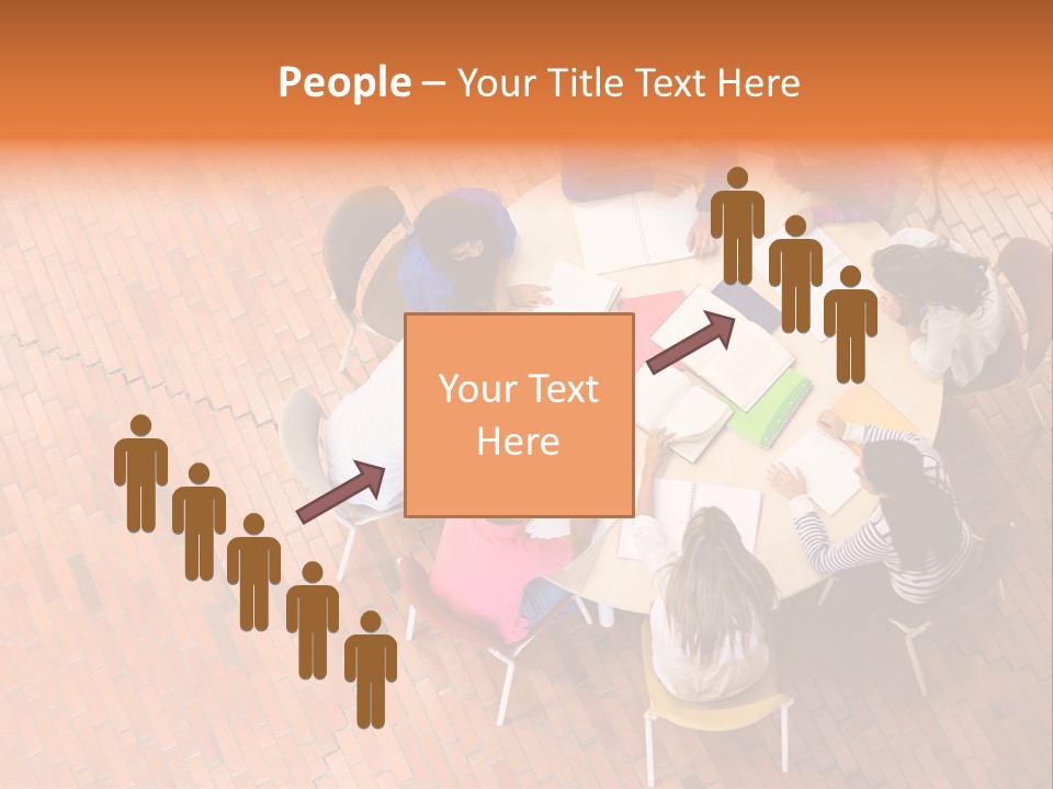 Smile Person Notebooks PowerPoint Template