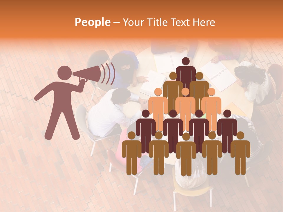 Smile Person Notebooks PowerPoint Template