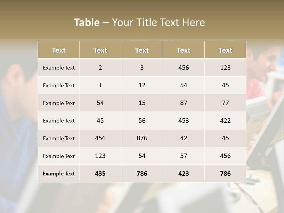 Young Students Females PowerPoint Template