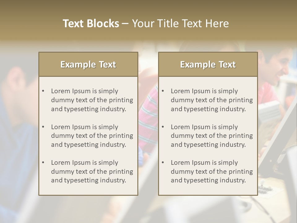 Young Students Females PowerPoint Template
