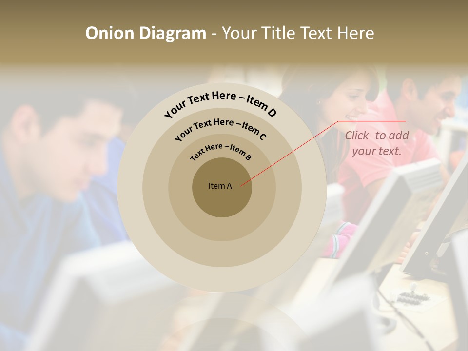 Young Students Females PowerPoint Template