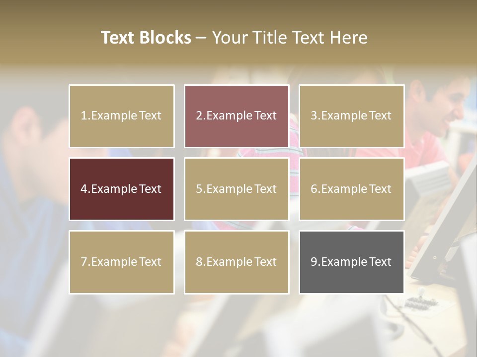 Young Students Females PowerPoint Template