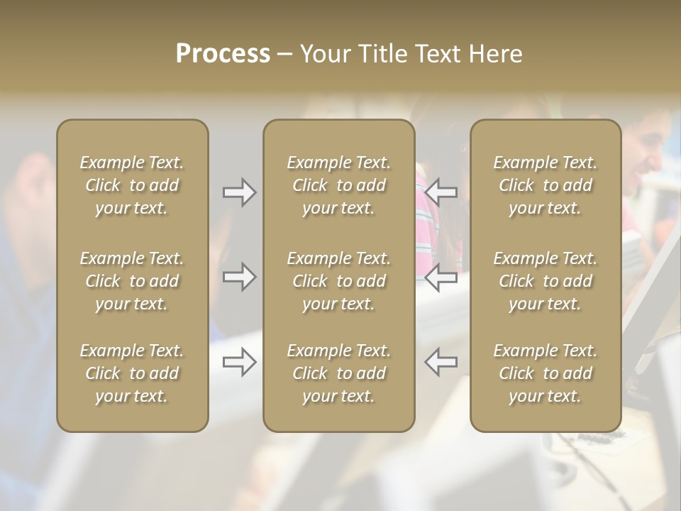 Young Students Females PowerPoint Template
