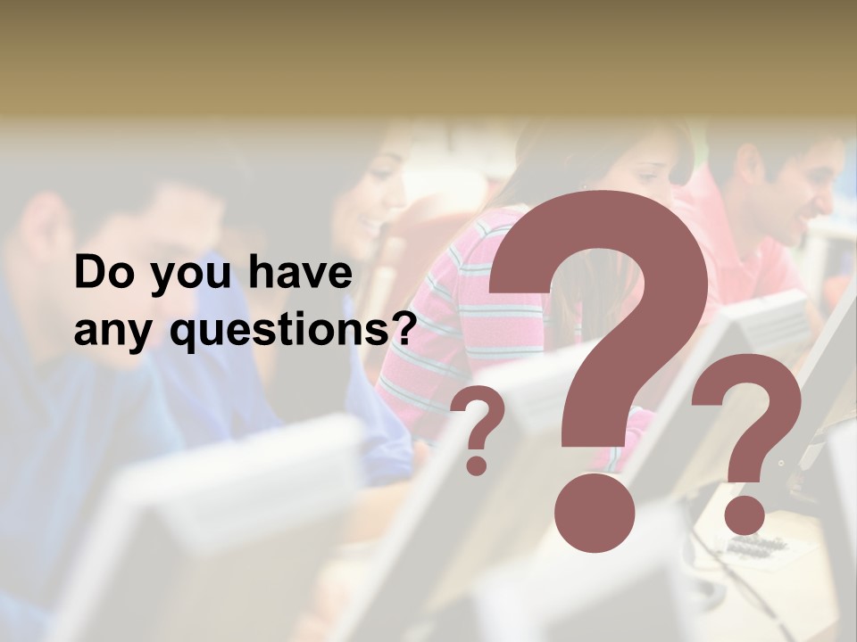 Young Students Females PowerPoint Template