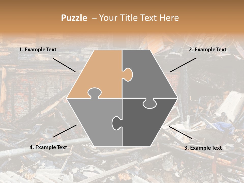 Damaged Horizontal Frame PowerPoint Template