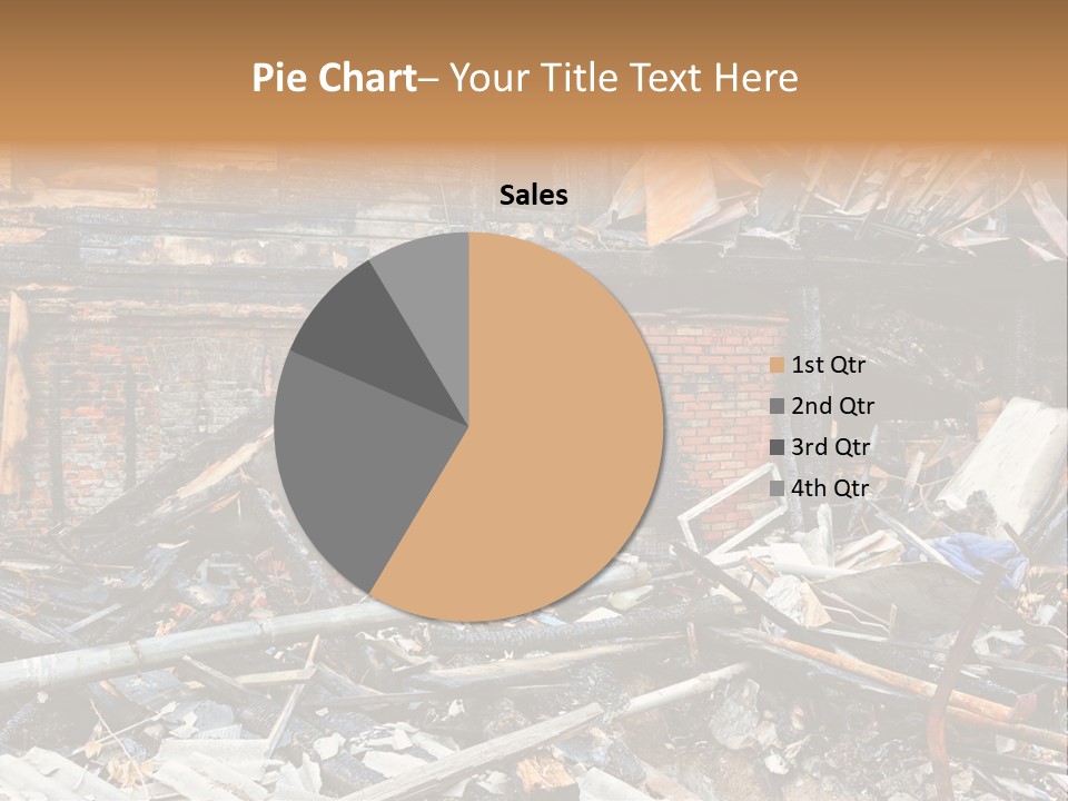 Damaged Horizontal Frame PowerPoint Template